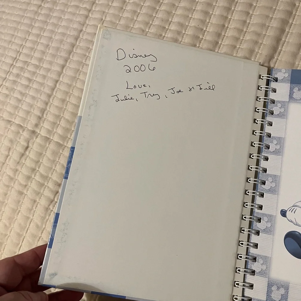 Disney Mickey and Chefs Cookbook - Blue‎ and White